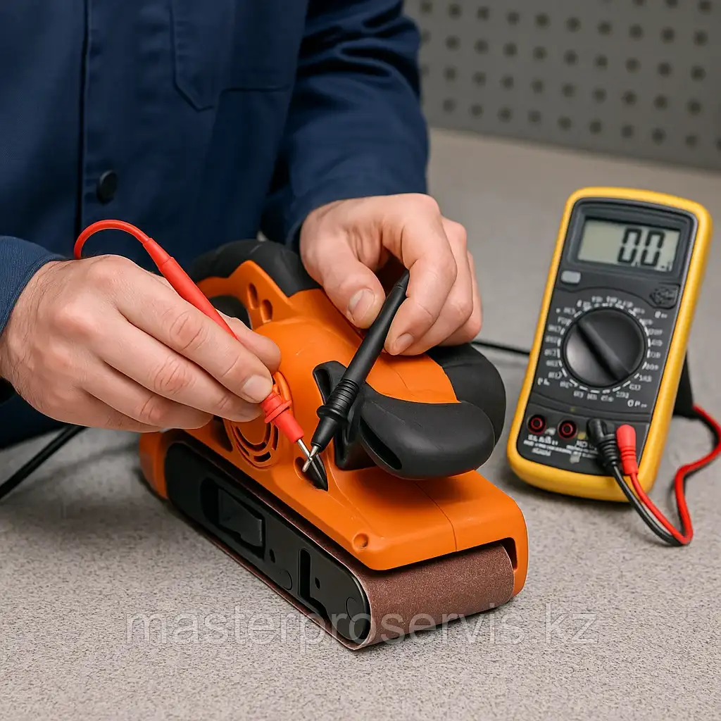 Диагностика ленточной шлифмашины — проверка механизма ленты