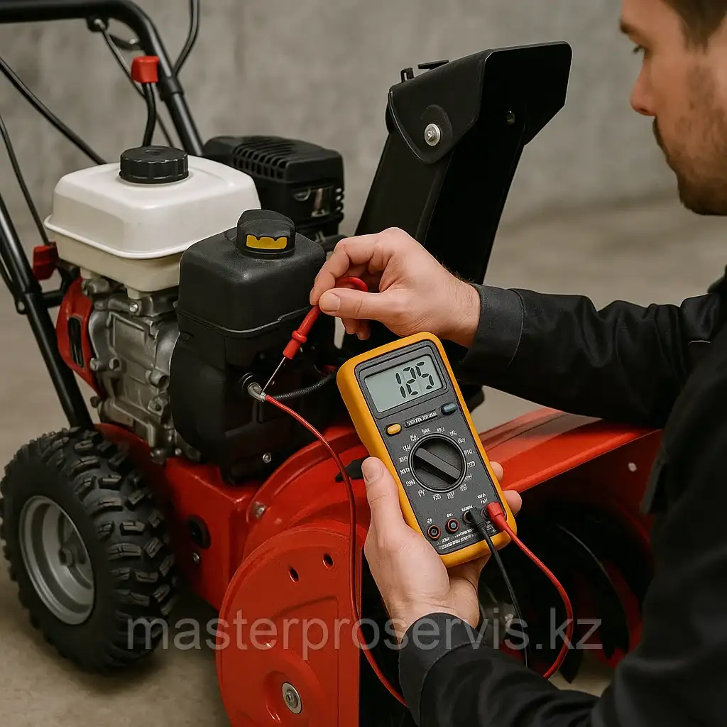 Диагностика снегоуборочной машины в сервисе MasterProServis