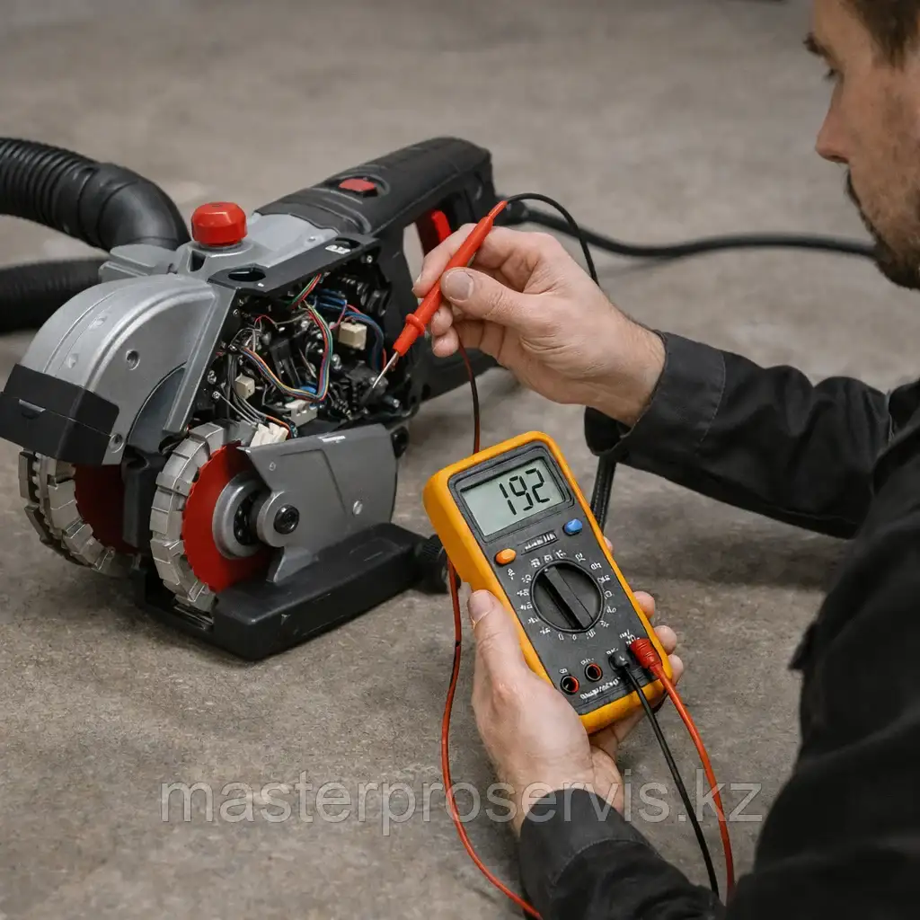 Диагностика штробореза в сервисе MasterProServis