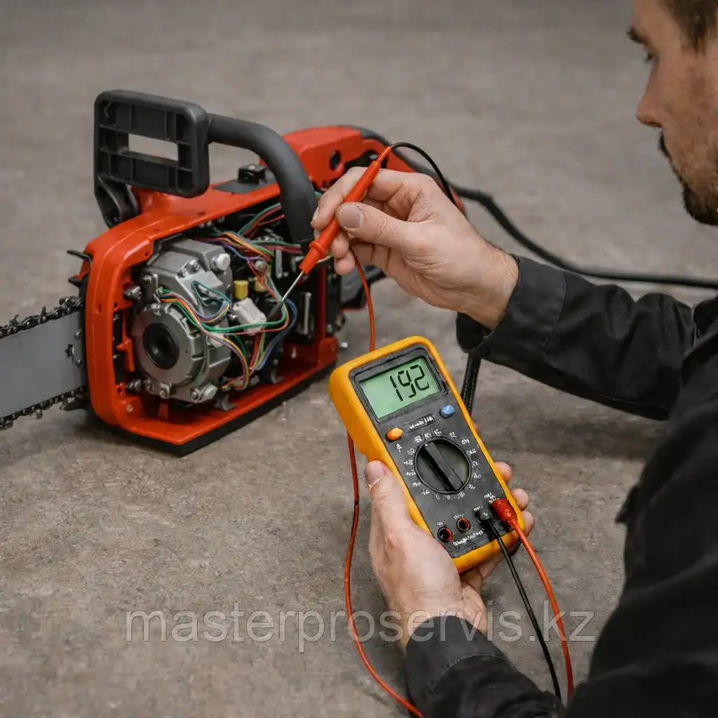 Диагностика электропилы — проверка цепной пилы мастером