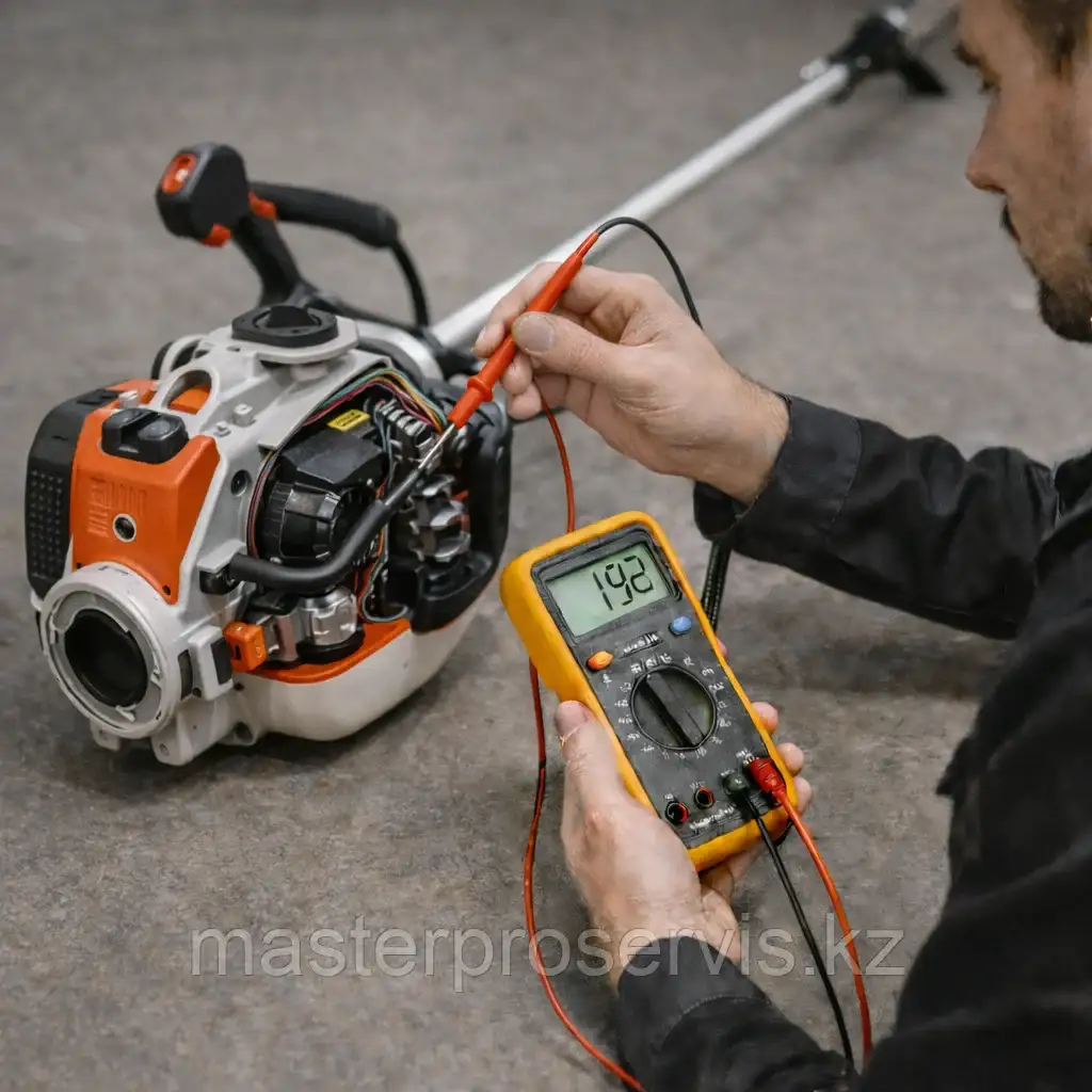 Диагностика бензинового триммера в сервисе MasterProServis