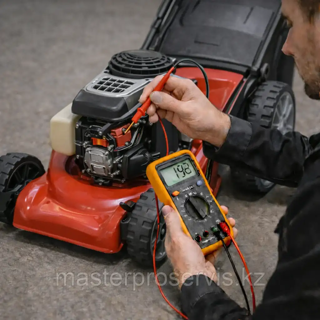 Диагностика бензиновой газонокосилки мастером