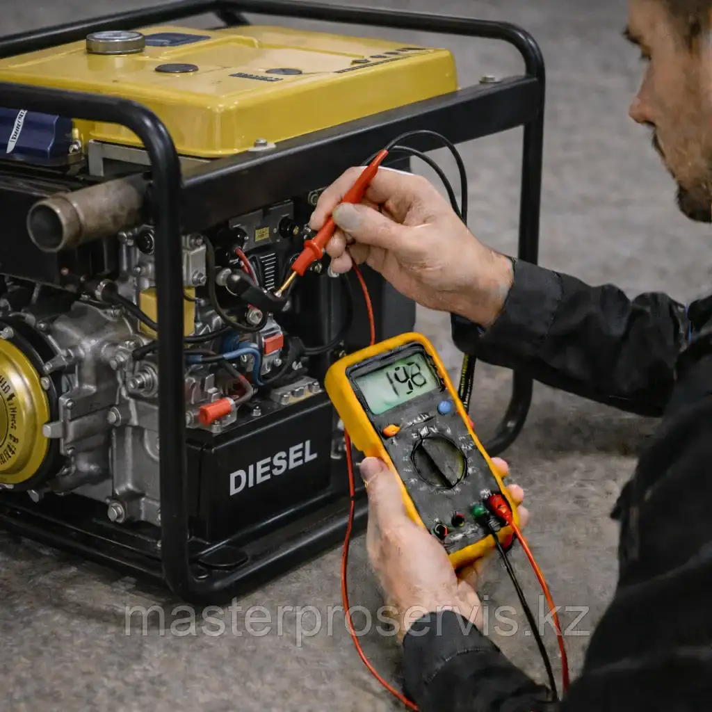 Диагностика дизельного генератора в сервисе MasterProServis