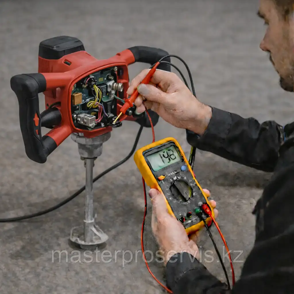 Диагностика строительного миксера в сервисе MasterProServis